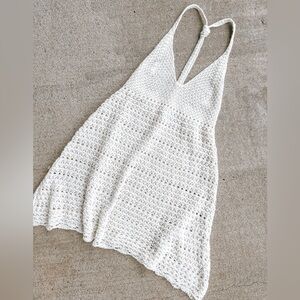 ⭐️SALE⭐️ NEW St. Lucia Knit Crochet Coverup - Cream